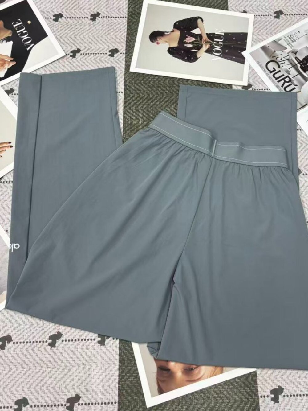 NWT ALO Yoga Suit Up Trouser Steel Grey (Regular)😍 - Picture 5 of 8